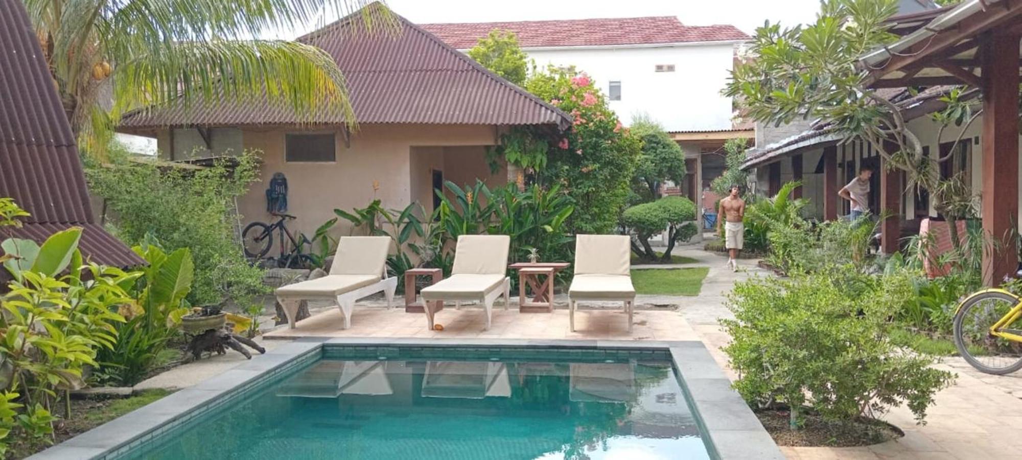 D'Gilian Bungalow Gili Trawangan Exteriör bild